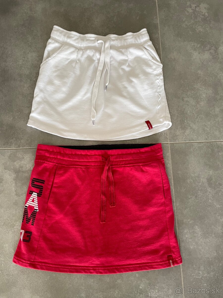 Sukne, riflové kraťasy