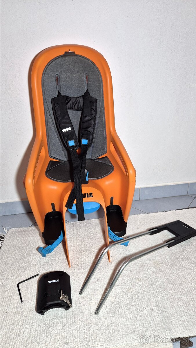 Thule RideAlong detská cyklosedačka, oranžová