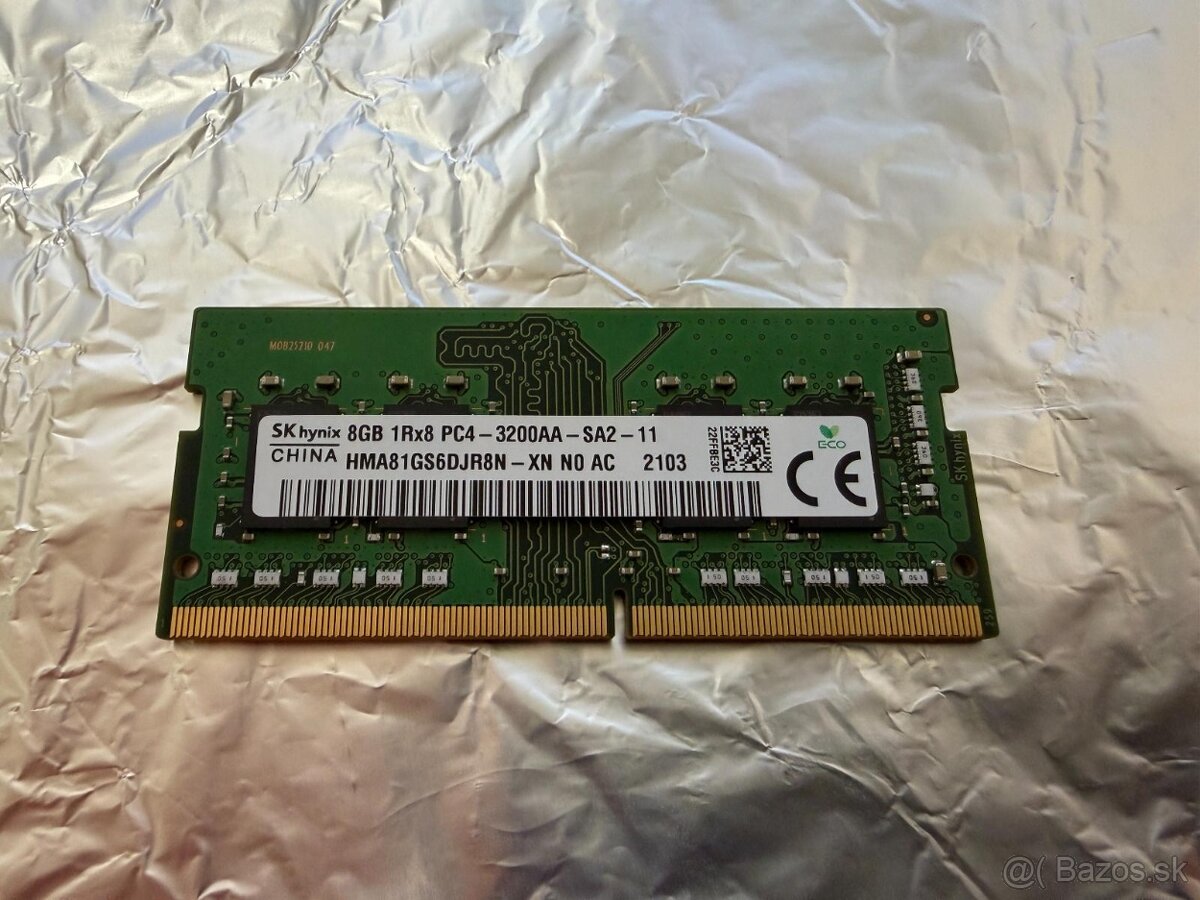 2 x Pre notebook ram