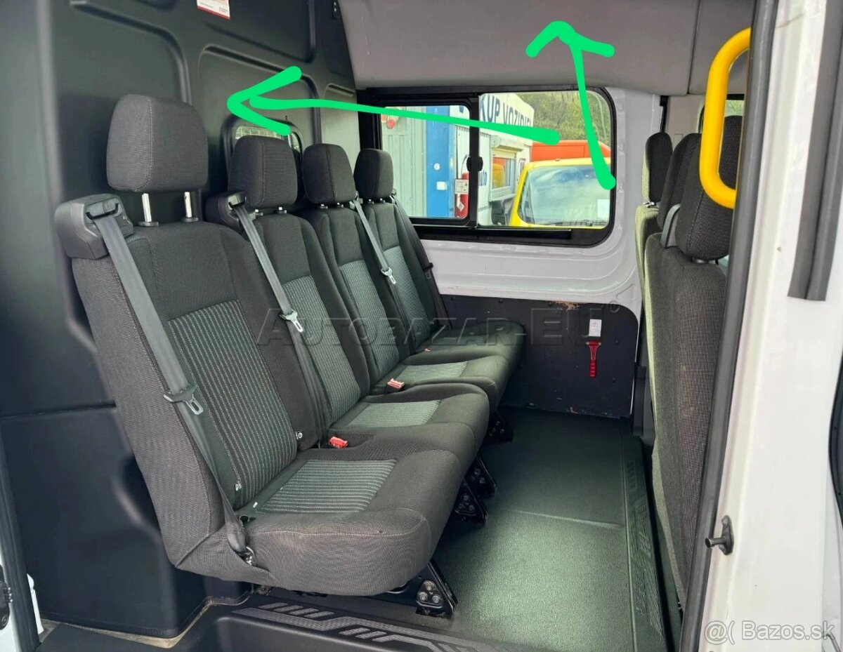 Prepážka, horné čalúnenie Transit H2L3