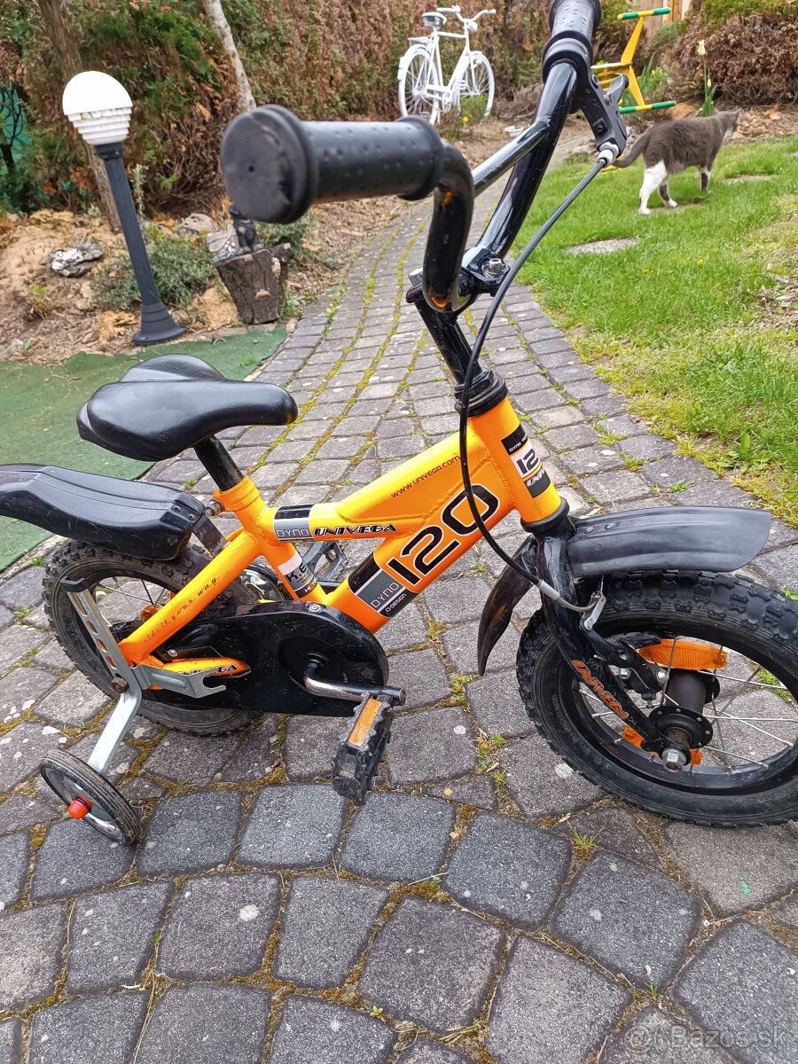 Detský bicykel s kolieskami