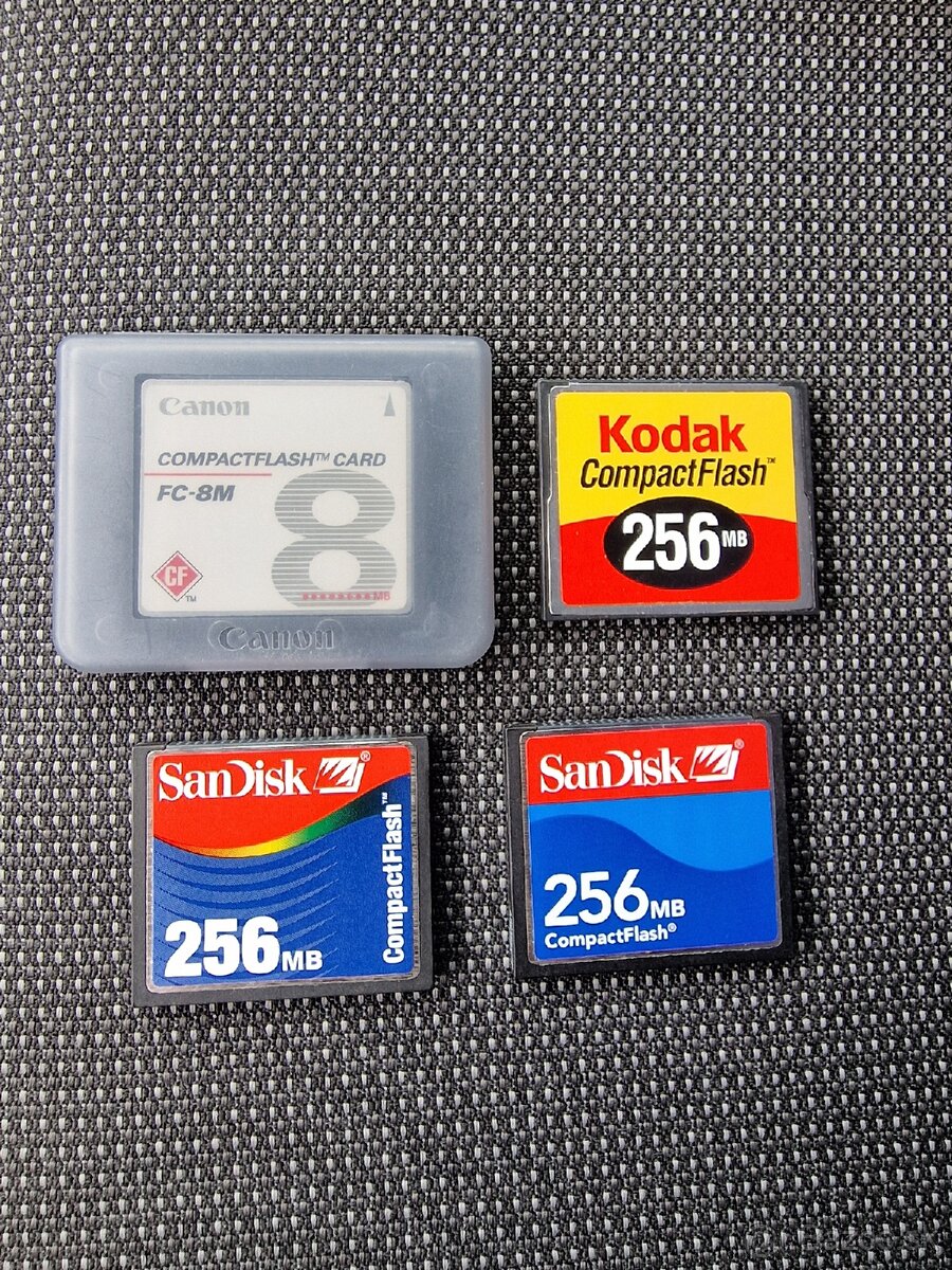 Karty CompactFlash SanDisk. Canon, Kodak.