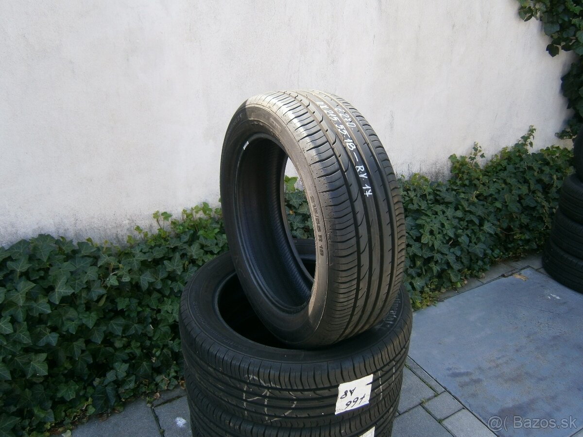 Predám 4x letné pneu Continental 215/55 R18 95HXL