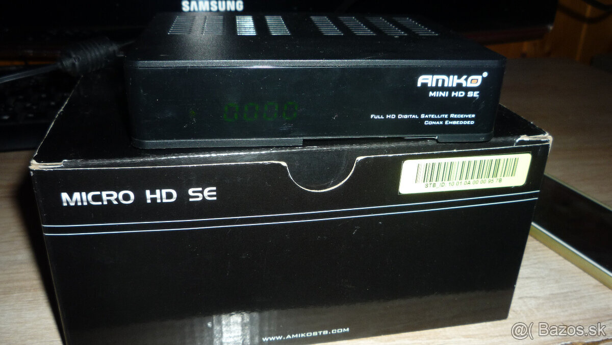 Predam satelitný prijímač hd AMIKO Mini HD SE