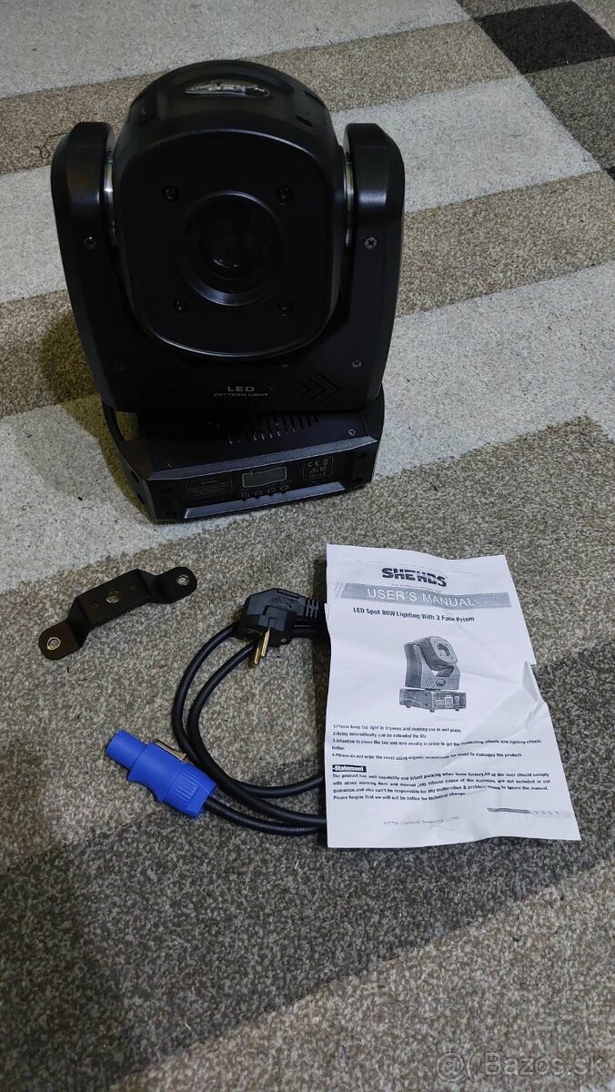 Shehds led 80w spot&Beam rotačné hlavy