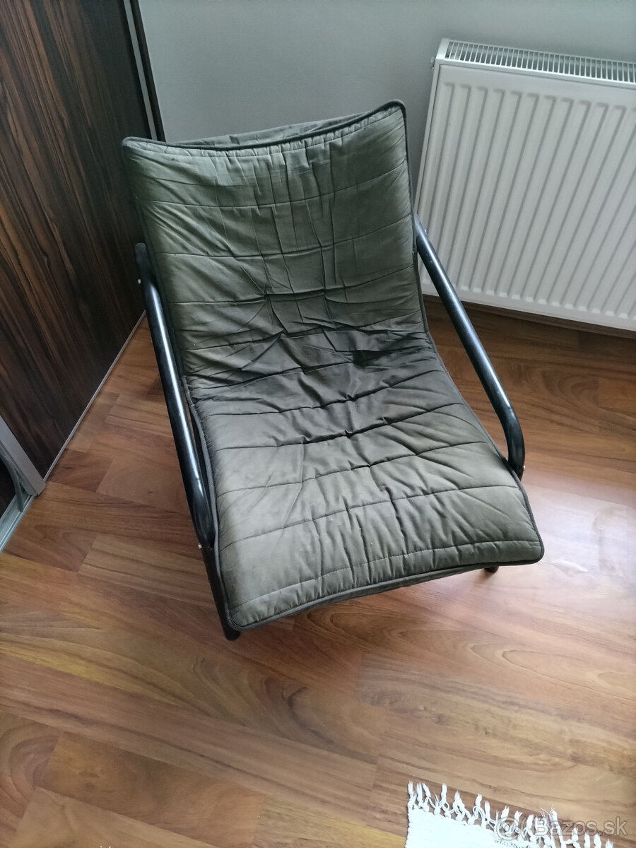 Jednoduche kresielka textil/kov