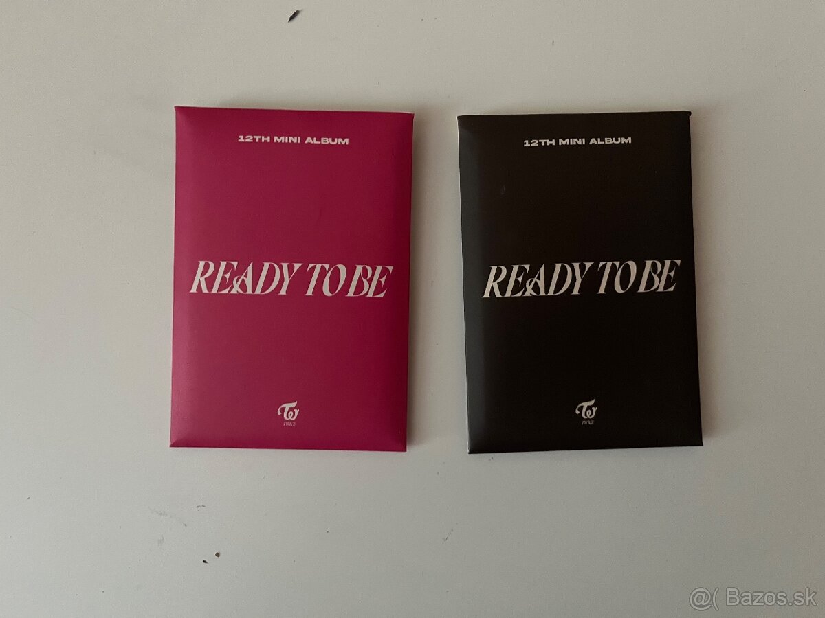 TWICE ready to be pre-order kartičky