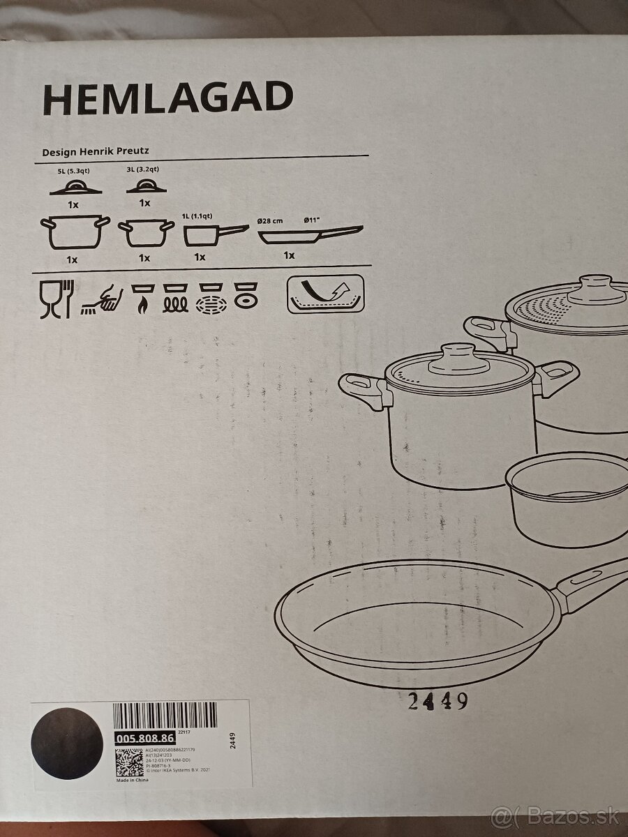 Ikea sada hrncov