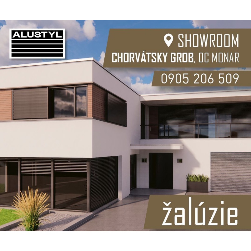 Exteriérové žalúzie ALUSTYL