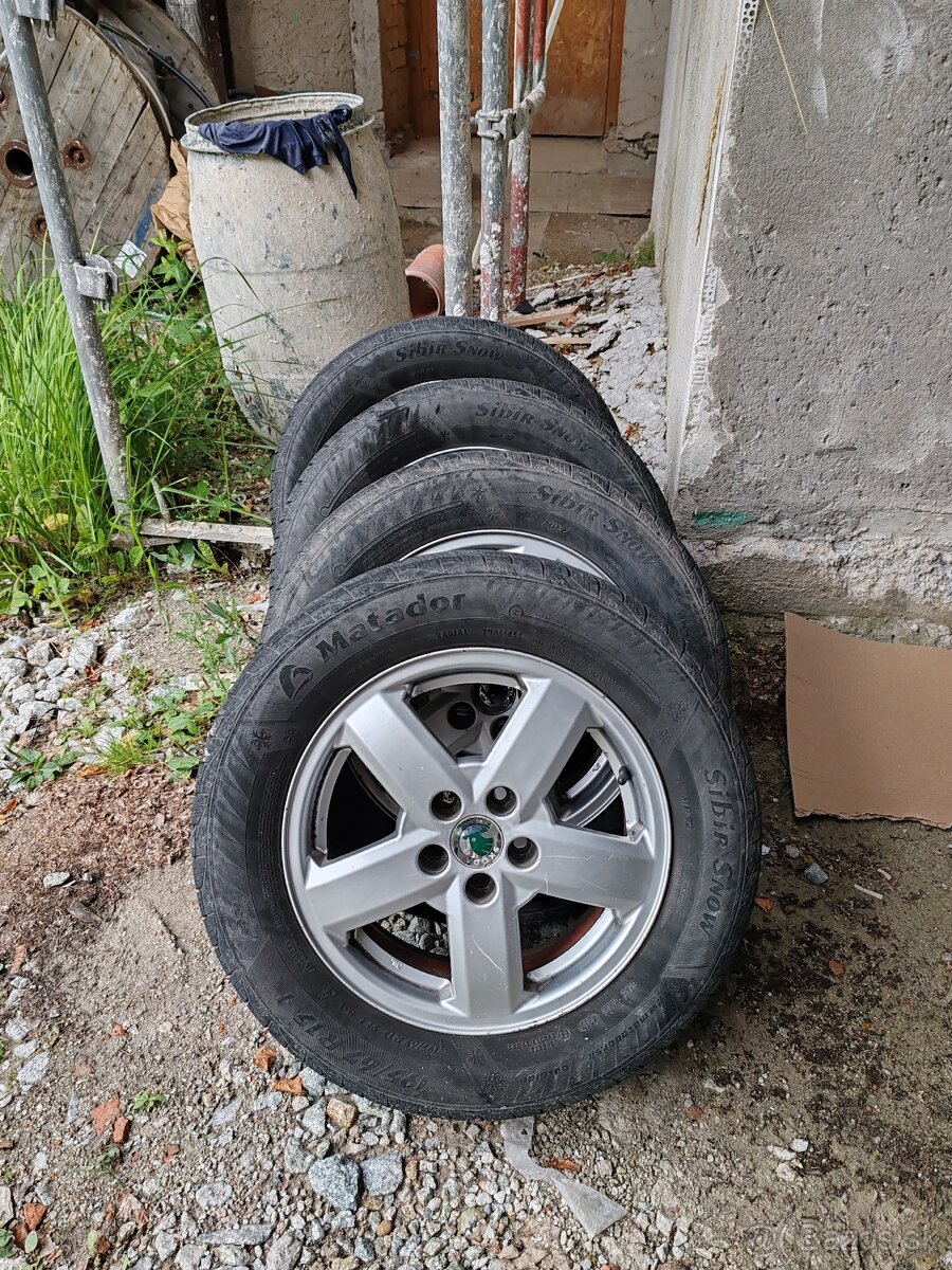 Škoda 5x100 R15 zimné