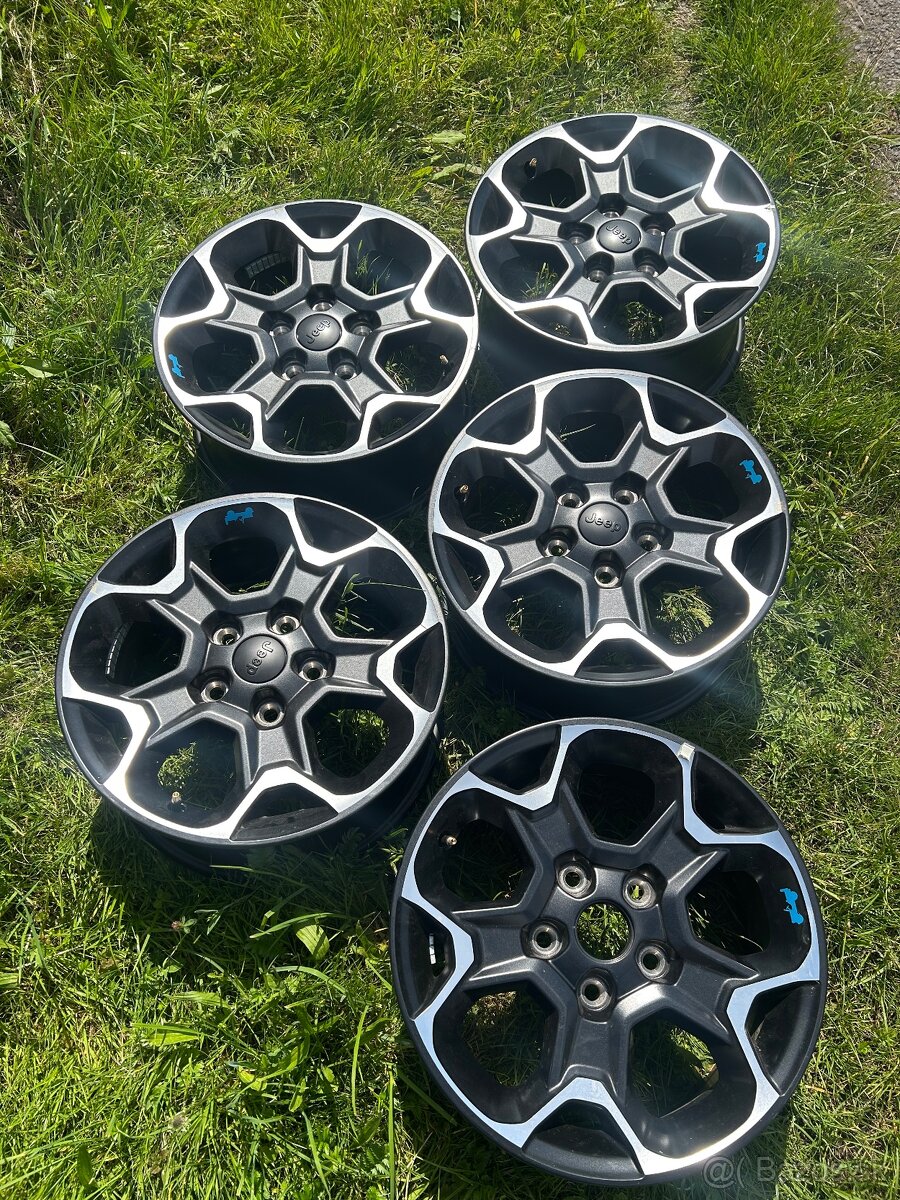 Jeep Wrangler alu 17 originál sada