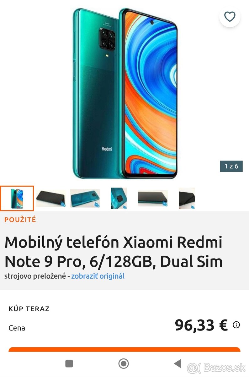 Redmi Note 9 Pro 128GB