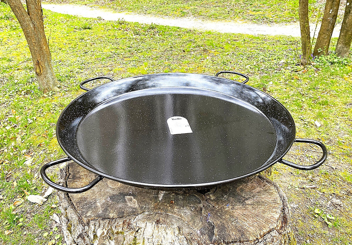Smaltovaná panvica, priemer 80 cm, na 40 porcí, NOVÁ + FA