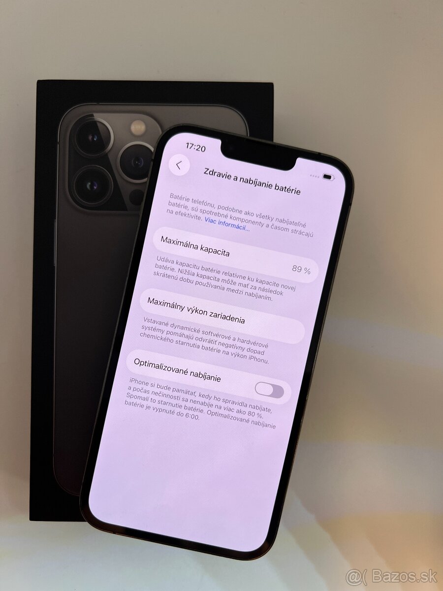 IPHONE 13 PRO GRAPHITE 128GB ZÁRUKA - VEĽMI PEKNÝ STAV