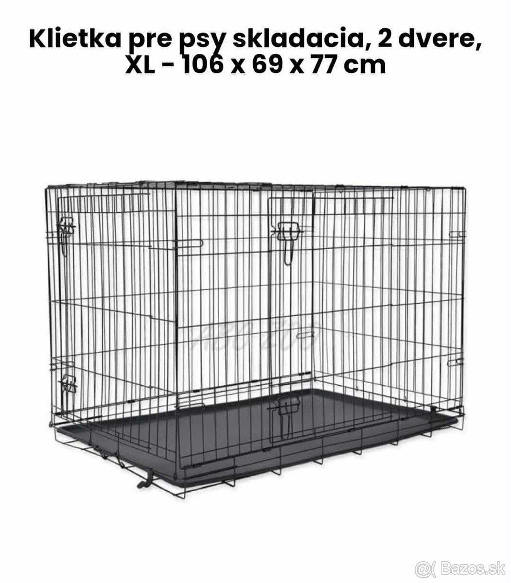 Predám klietku pre psov, pelechy S, M