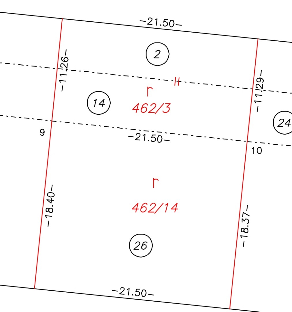 Rezervované: Stavebný pozemok 743 m², Vrádište