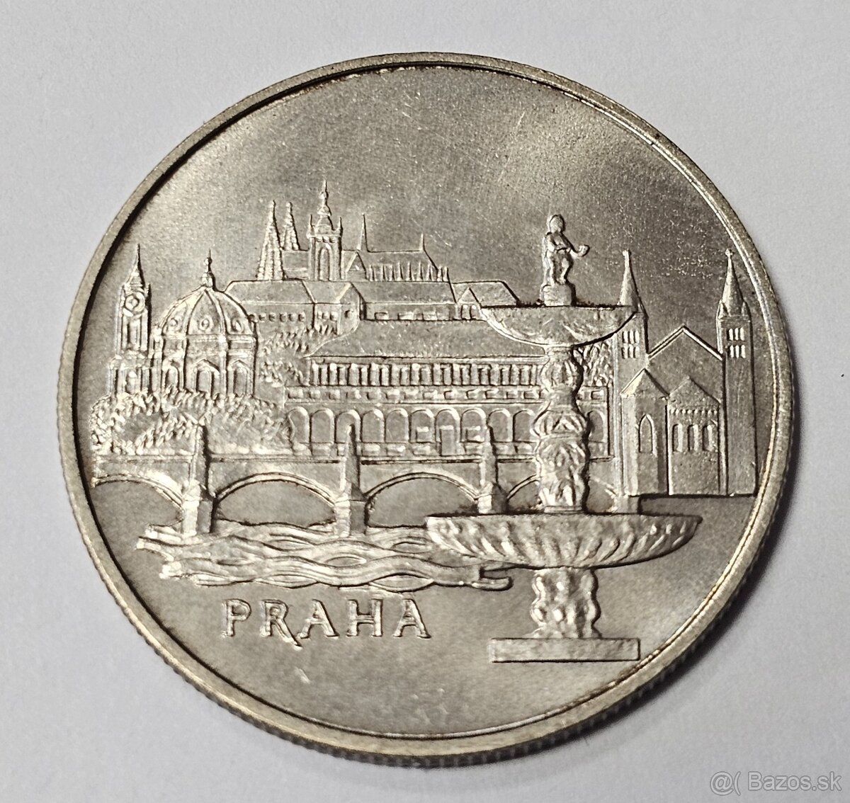 Ponúkam na predaj Ag mincu 1986 50Kčs Praha UNC