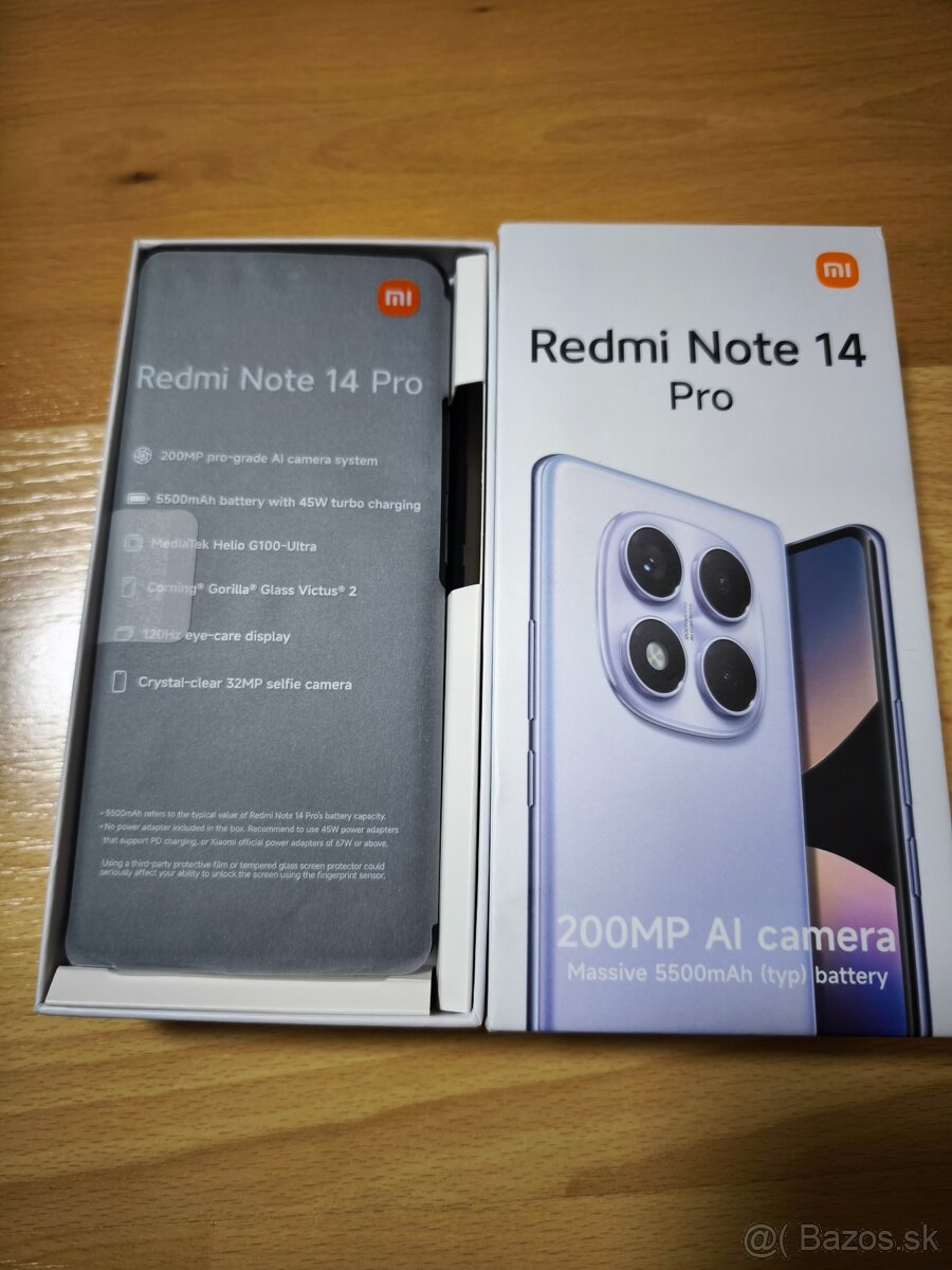 Nový Xiaomi Redmi Note 14 Pro 8/256GB, 200MP, NFC, 5500mAh