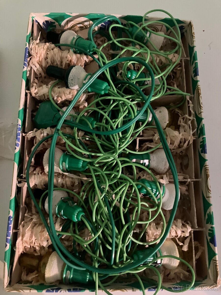 Predám svetielka zlatokov Vianocne svetielka