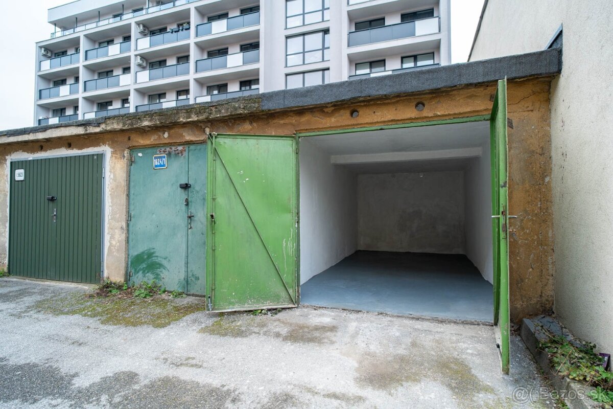 Staré mesto-Garáž pri Albelli, Bellova ul.,14m2, s pozemkom