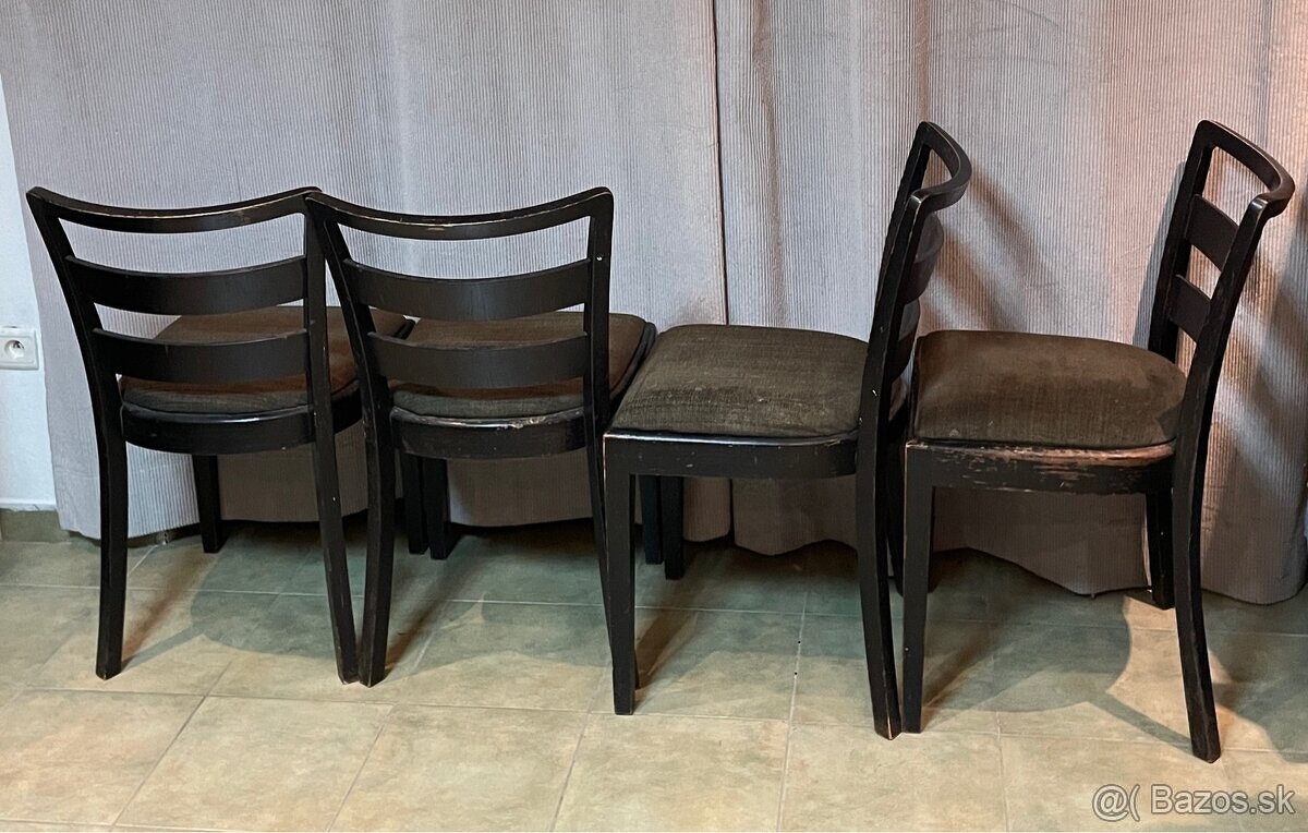 Stoličky starožitné Thonet 4 ks