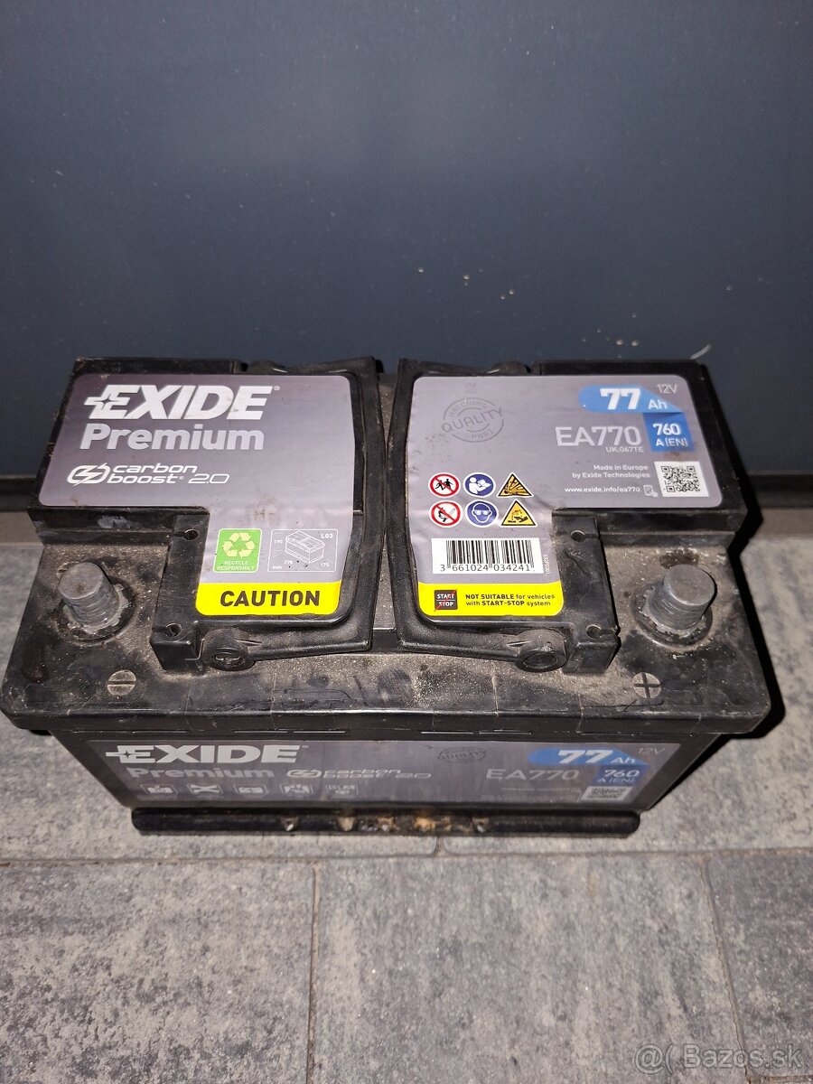 autobateria exide 77ah