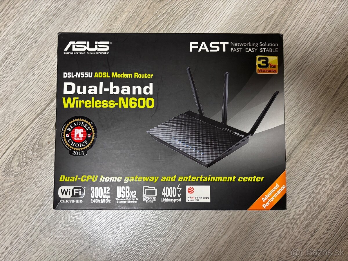 ASUS N600 ADSL router