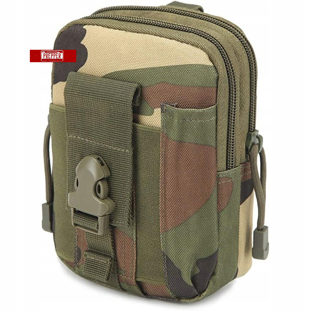 Vojenská taktická bedrová taška-púzdro TL031 CAMO