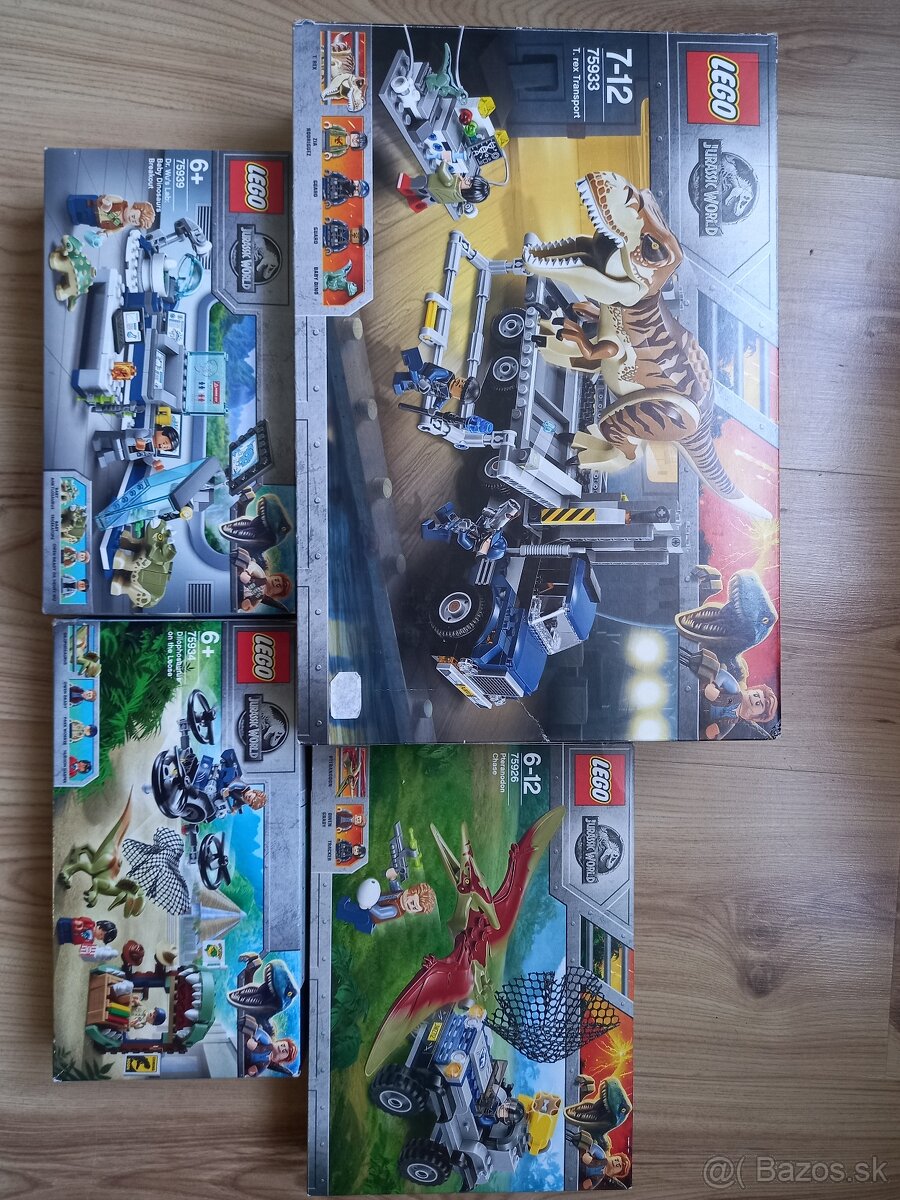 LEGO 75933 T-rex a 75939 a 75934 a 75926