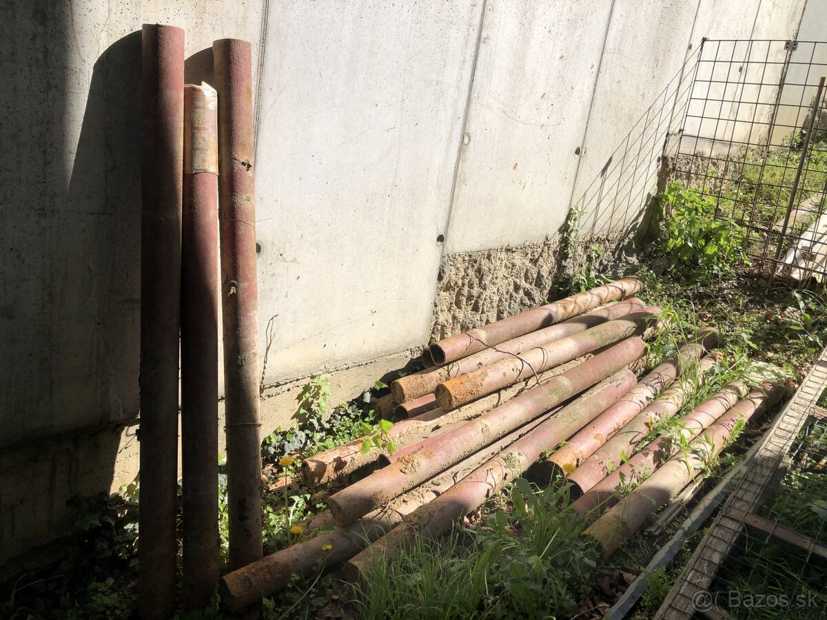 železné rúry od 135 do 145+trapézovýc lech