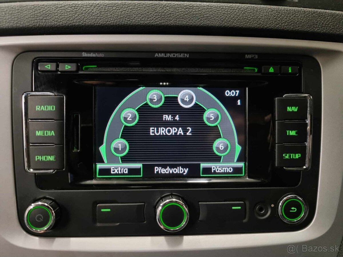 PREDAM AUTORADIO SKODA AMUNDSEN dotykové s GPS