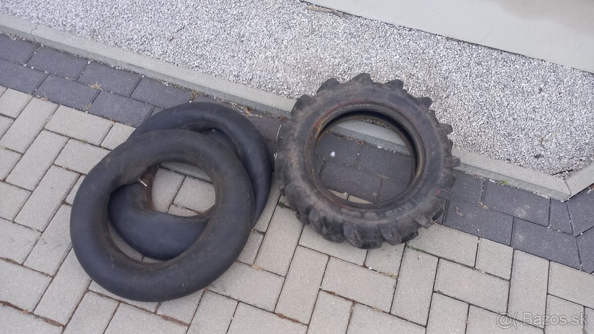 Pneu a duša AGZAT / TERRA / VARI 5,00 x 12