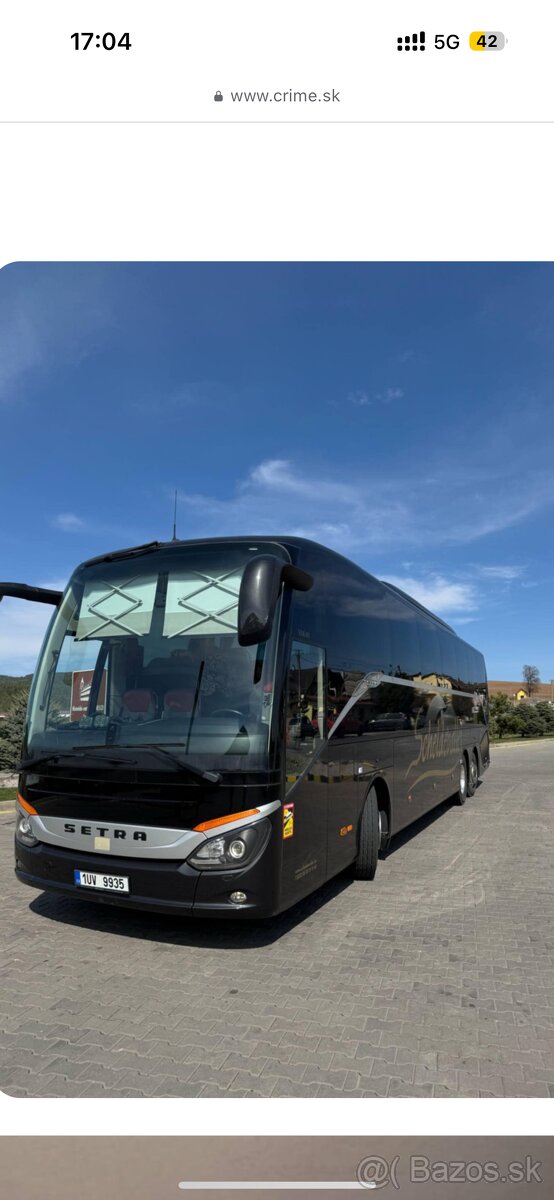 Ponúkam prácu jazdenie autobusom