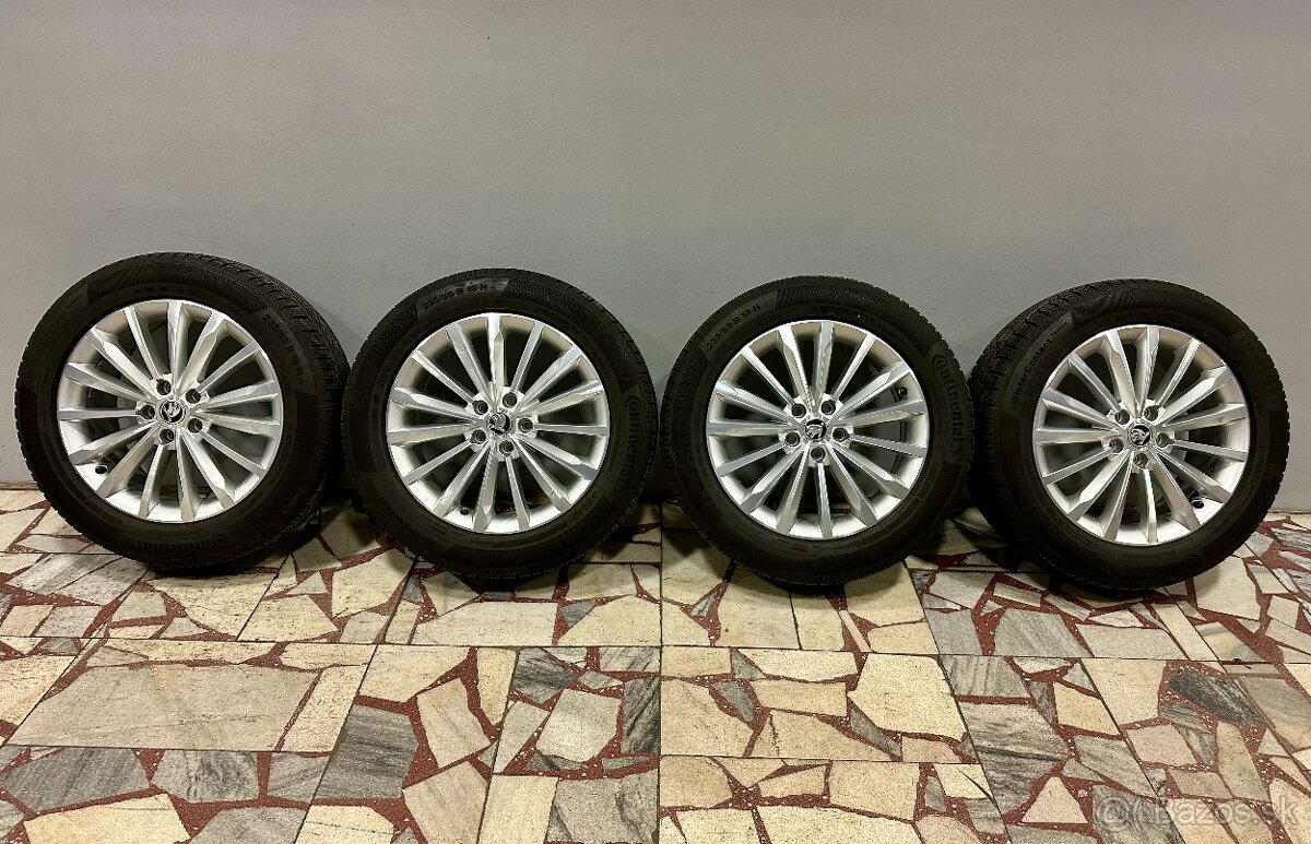 originální ALU kolesá škoda trinity R18 5x112