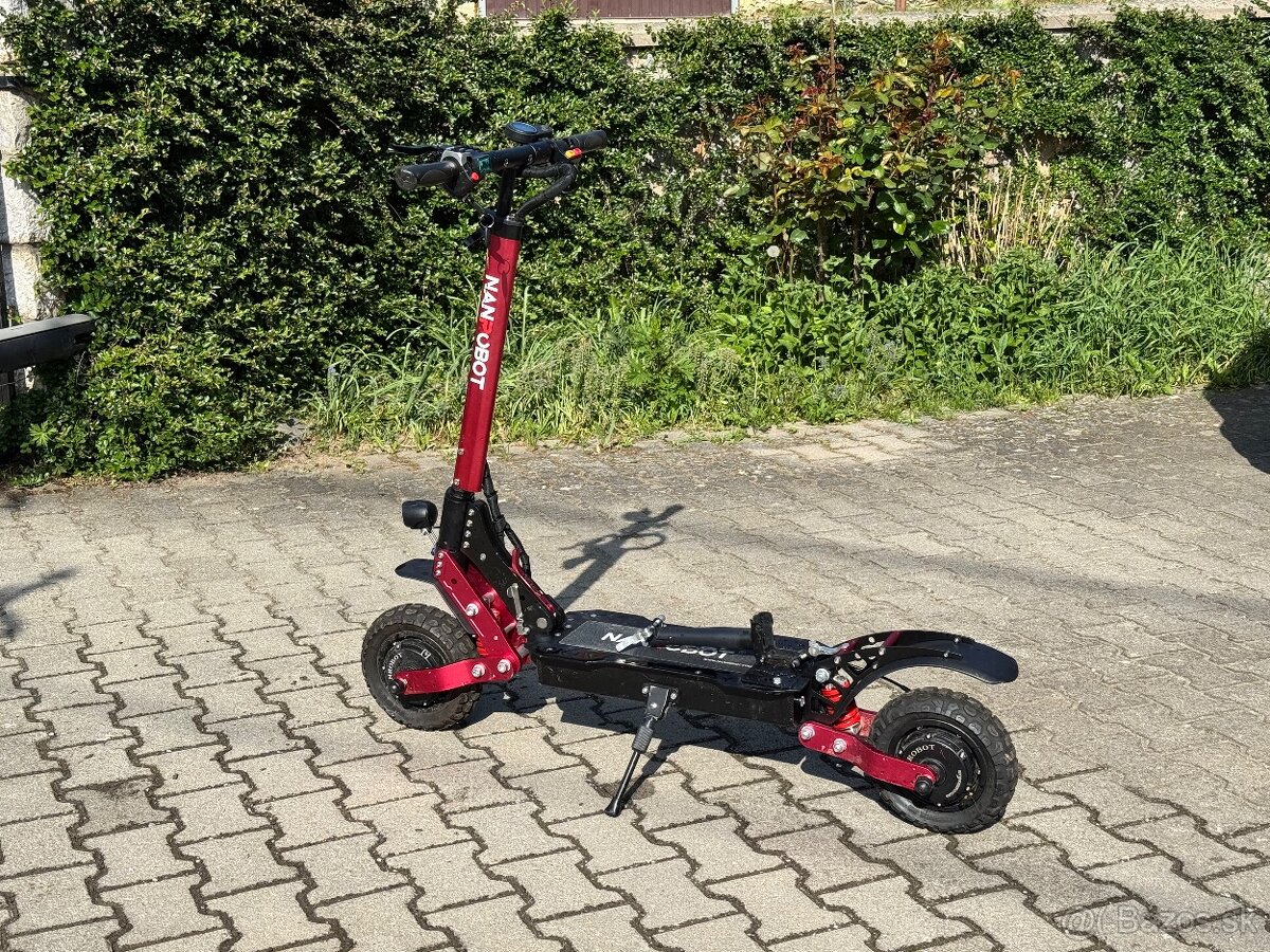 Elektricka kolobežka Nanrobot D4 3.0 Fire Red