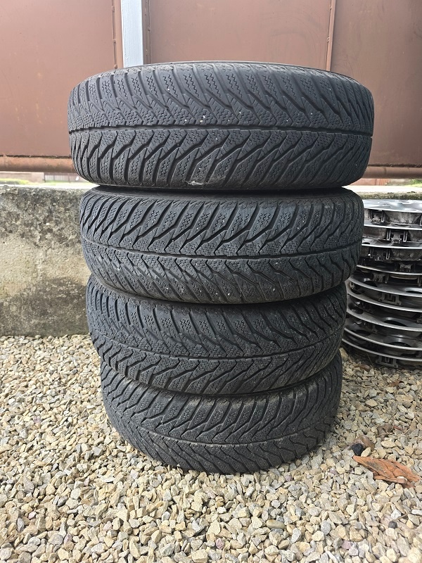 R14 zimné pneu s diskami 4x108