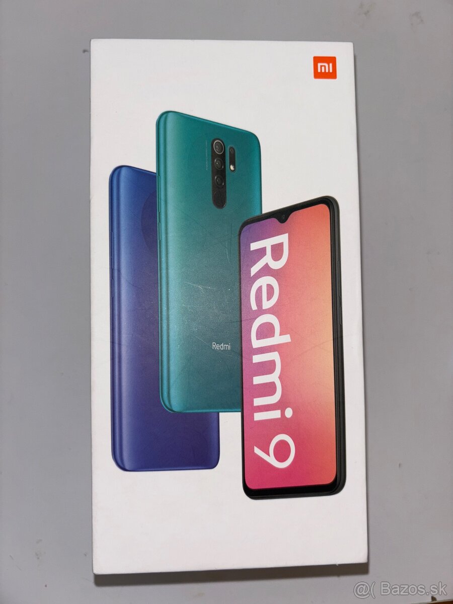 Xiaomi Redmi 9 64GB – s obalom a sklom – 52 €