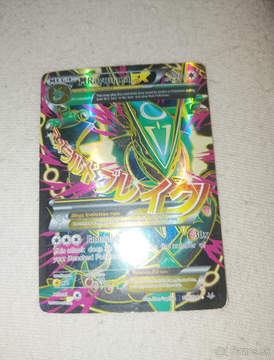 Pokémon karta Mega Rayquaza ex