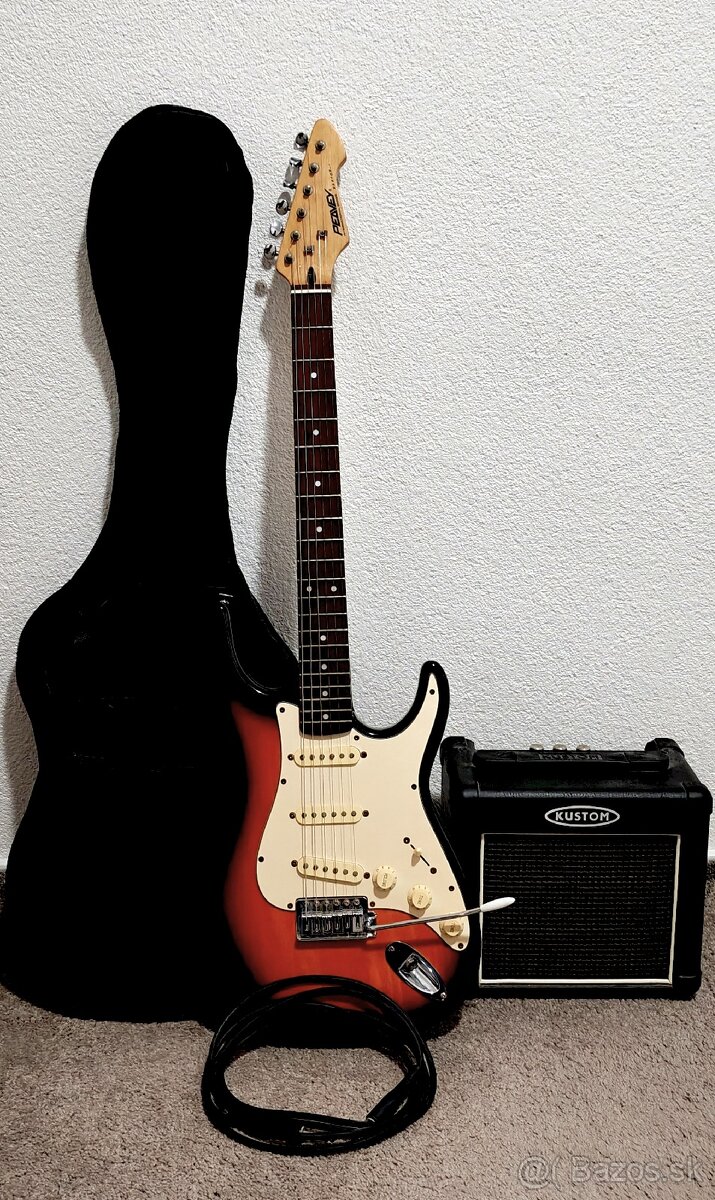 Elektrická gitara peavey + kombo + kábel + obal