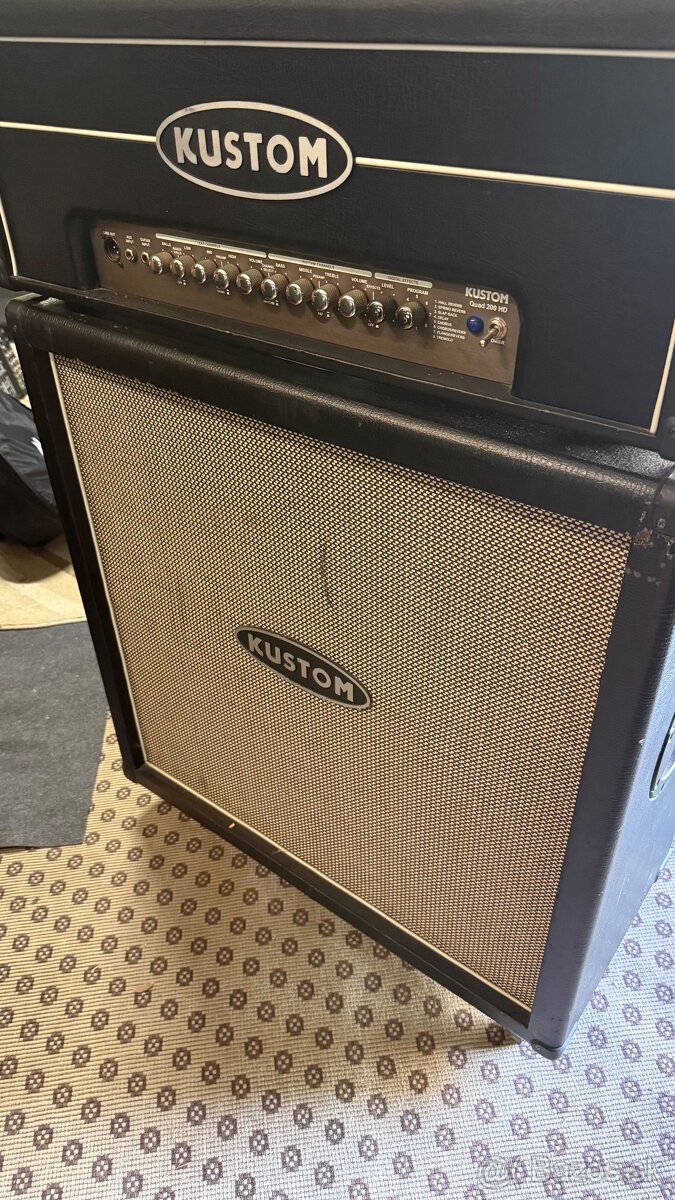 Gitarový zosilňovač KUSTOM + box KUSTOM