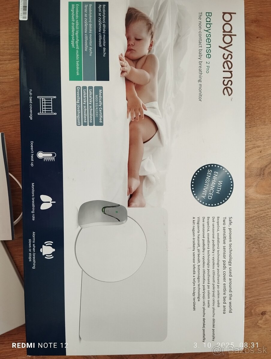 Monitor dychu Babysense 2 Pro