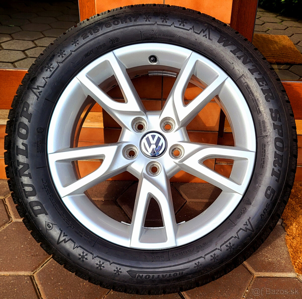 alu R17 5x112, zimné pneu 215/60, orig. Audi Q3 /+ VW Tiguan