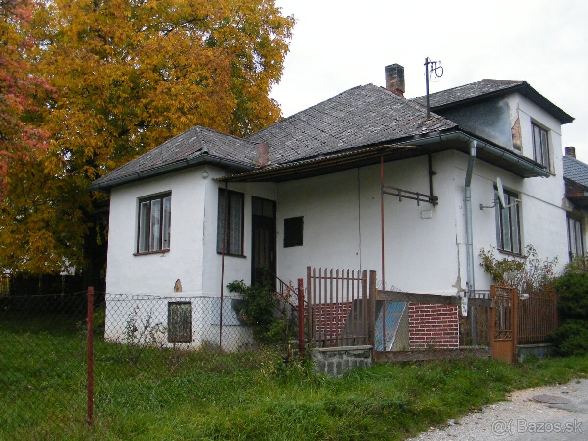 Na predaj rodinný dom – Poproč