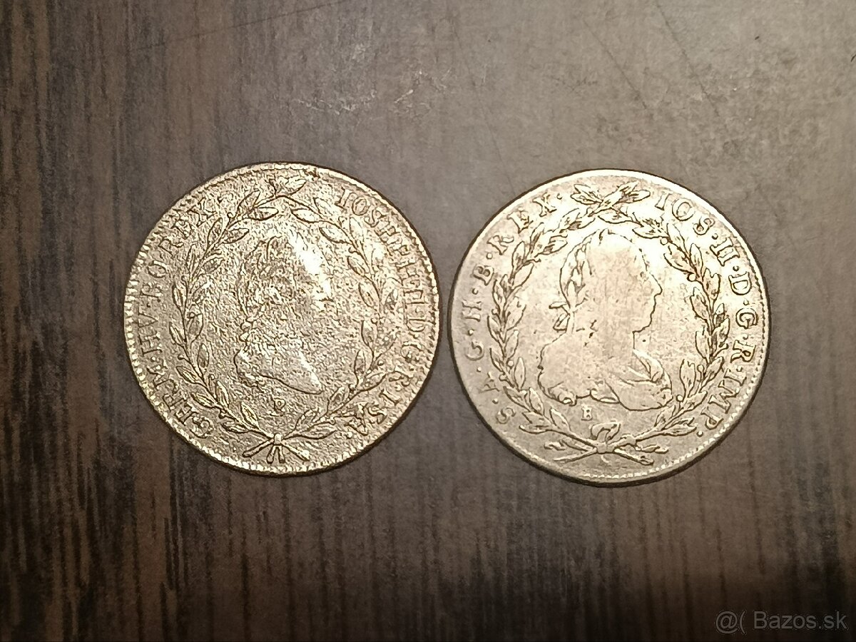 1781-20 Kreutzer B. 1785-20 Kreutzer B.