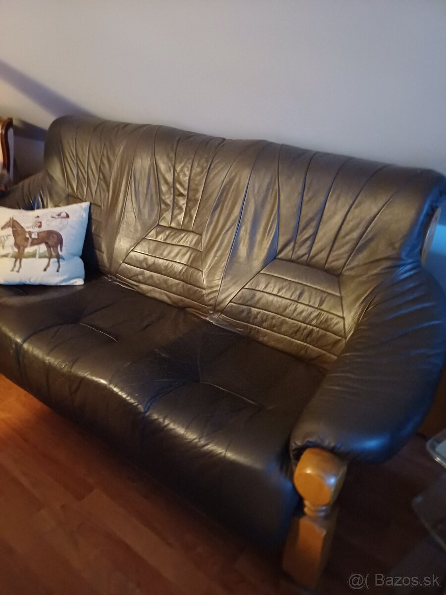 Kožená sedacia súprava
