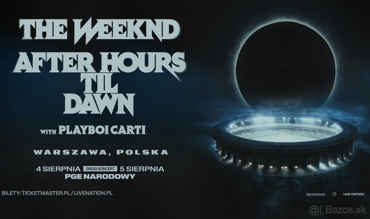 The Weeknd Varšava 04.08