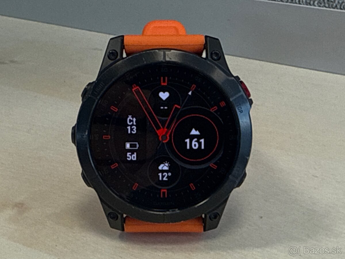 Garmin epix (Gen 2) Sapphire - Titan Black/Black 47 mm
