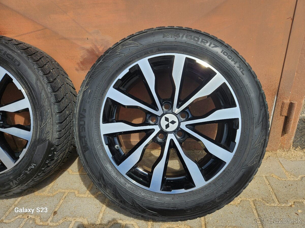 Predám 17'' ALU disky s pneu Mitsubishi eclipse cross