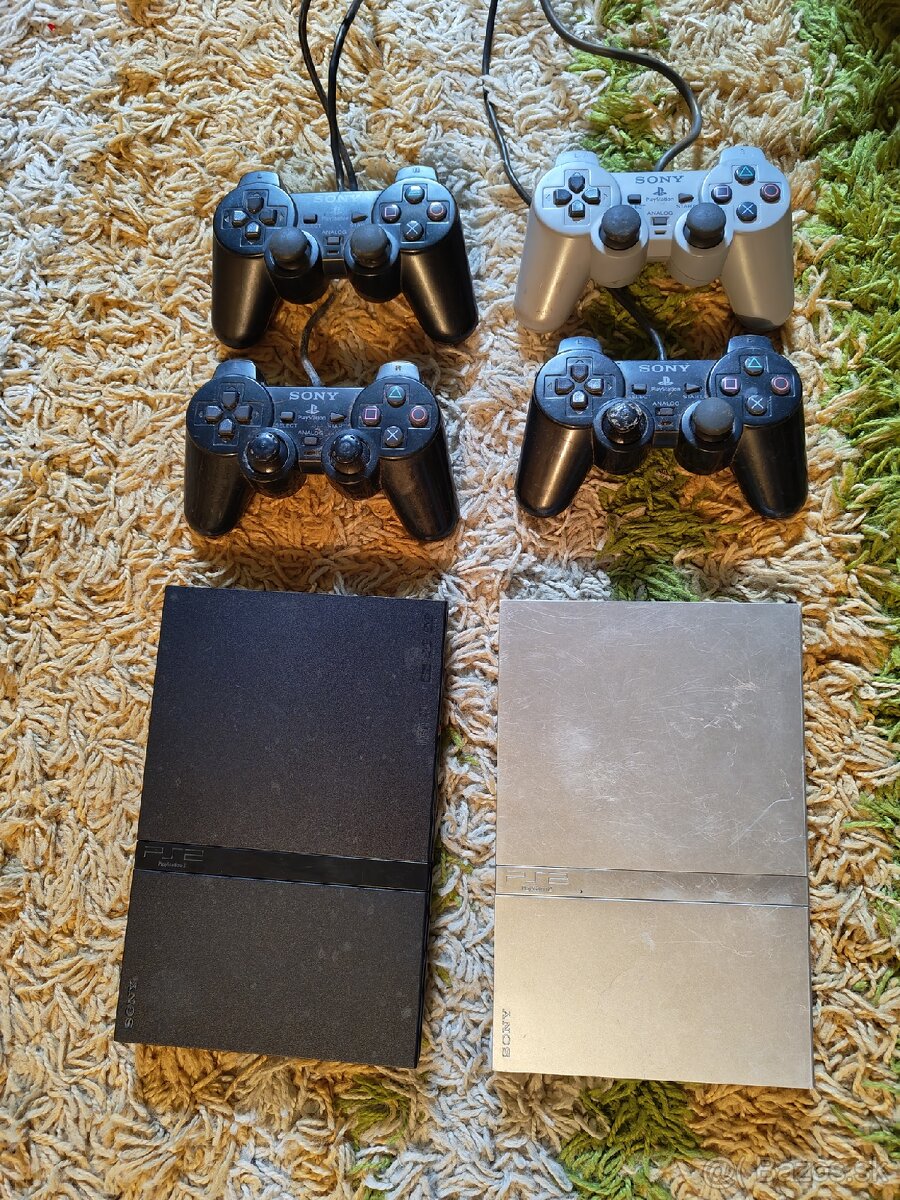 2x PS2 Slim - nálezový stav