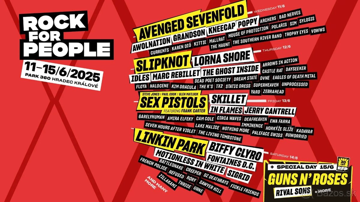 Rock for People 2025 + Guns N' Roses + camp